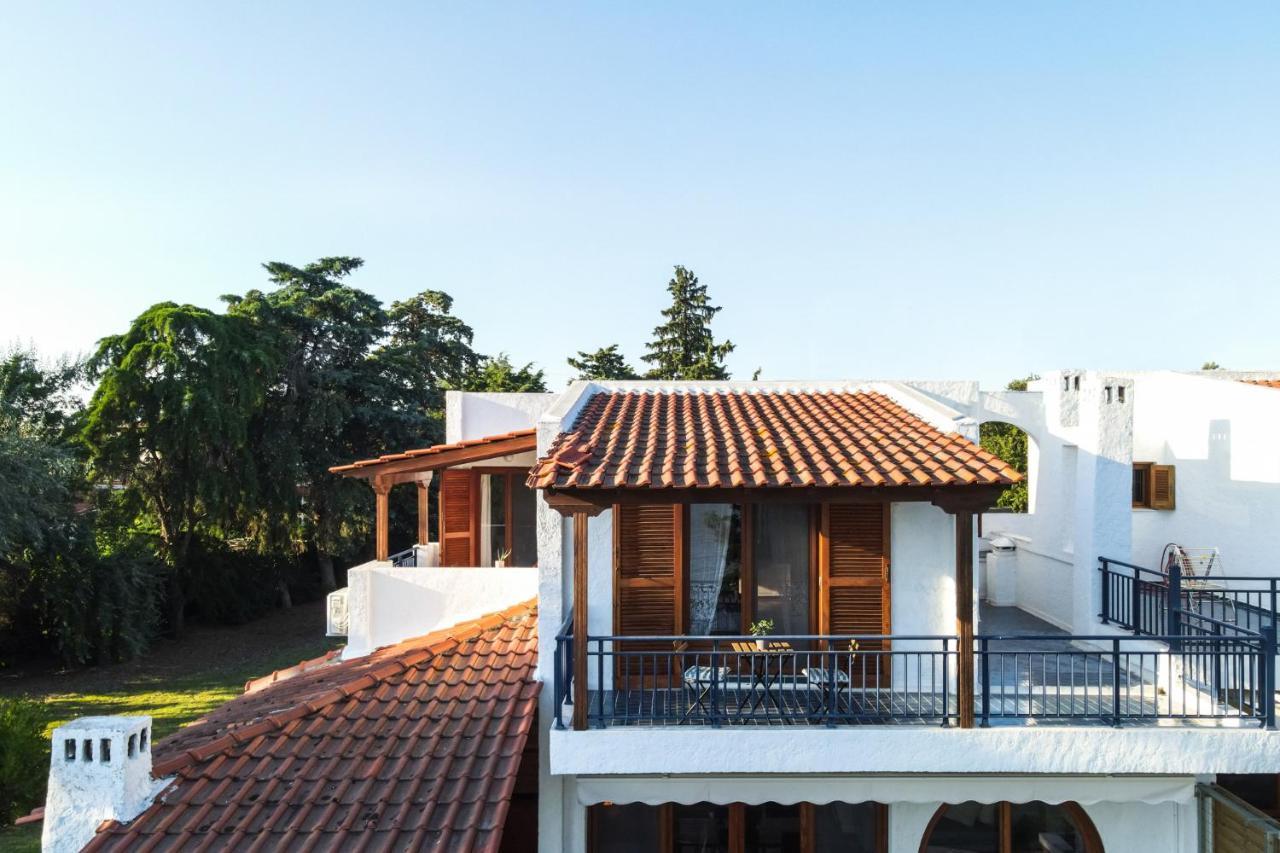 Luna Villa Private Beach Nea Iraklia Exterior photo
